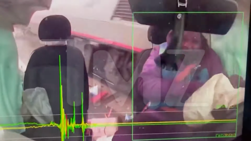 Watch an Amazon Delivery Van Get Ripped in Half by a Barreling Train